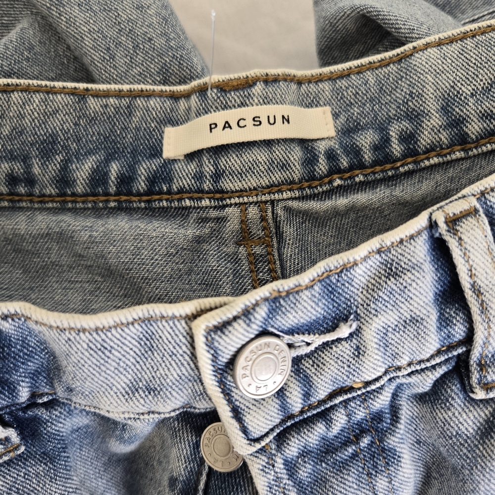 Pacsun Baggy Raw Hem Jeans - Picture 10 of 10